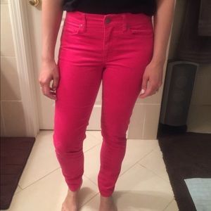 PINk gap corduroy pants